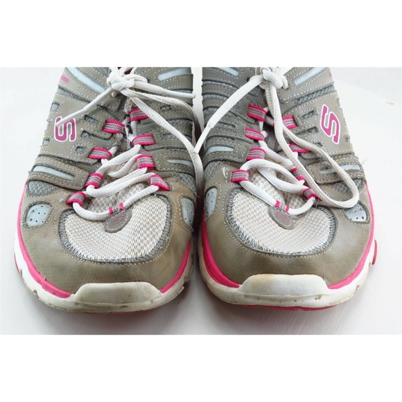 Nike Free Running Shoes Gray Synthetic‎ Women 7 Medium - Picture 2 of 6